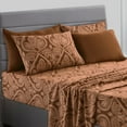 thumbnail image 1 of Luxury Deep Pocket 6 Piece Bed Sheet Set 1800 Series Hotel Comfort Paisley Sheet, 1 of 10