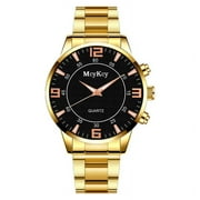 DEALINM Luxury Design Men Watches Waterproof Hand Wind Steel Strip Men's Winner Watch