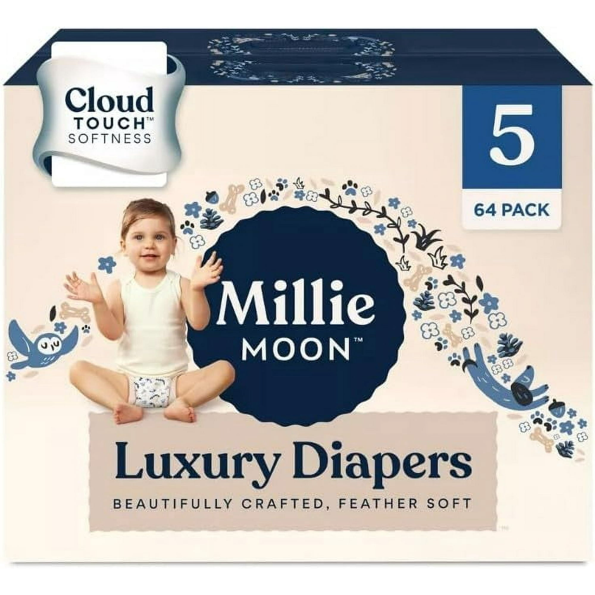 Luxury Diapers, Size 6, 50 Count