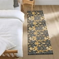 thumbnail image 1 of Luxury Dollar Chain Runner Area Rug 2x6 Soft Non-Slip Washable Bedside Carpet for Hallway Bedroom Living Room Home Decor, 1 of 8