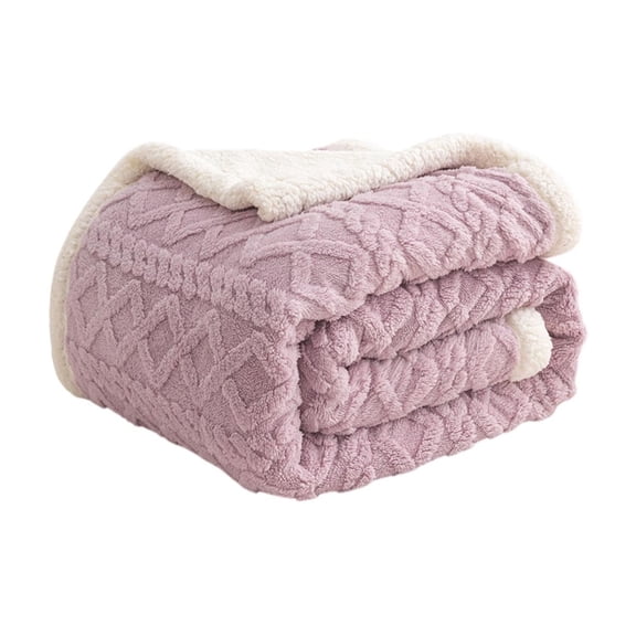 Luxury Double-Layer Fleece Blanket for Office Naps, Couch Lounging, and Bed Layering – Ultra Soft, Durable, Fade-Resistant Comfort