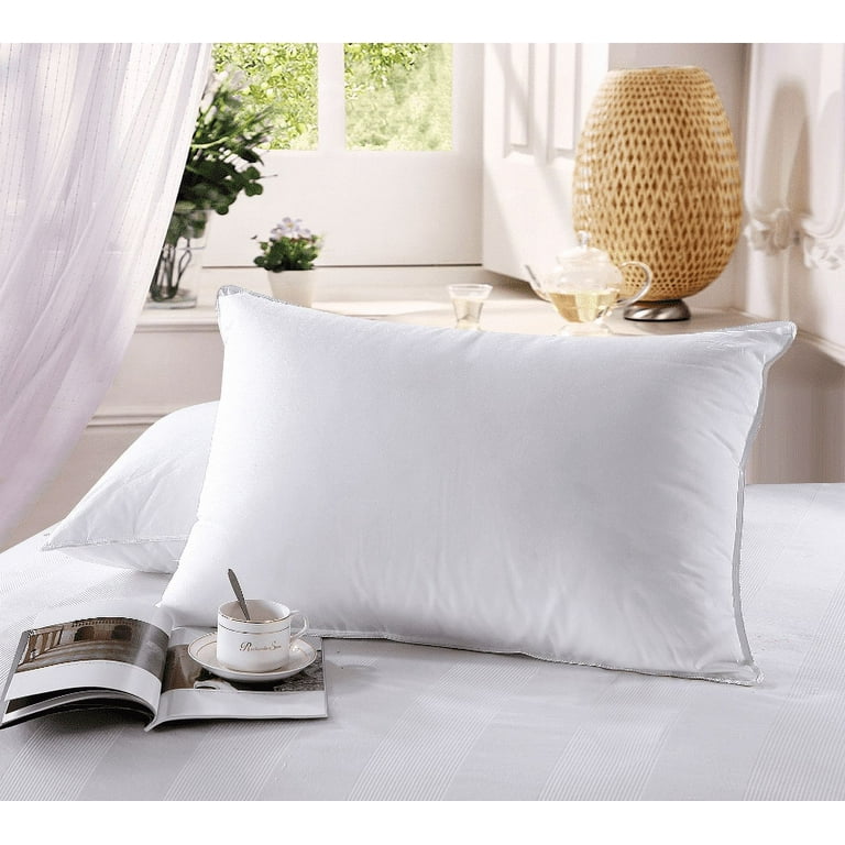 Royal Hotel Collection Luxury Down Pillow, Medium-Firm, 500 Thread