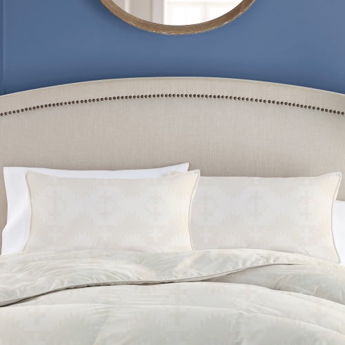 Luxury Down Wrapped Medium Chamber Pillow for Back & Side Sleepers by Pendleton (Hypoallergenic)