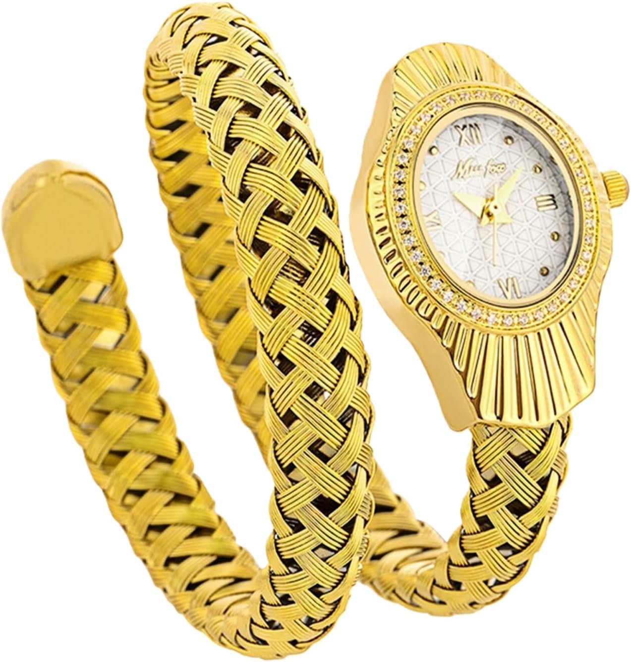 Luxury Dress Gold-Tone Women