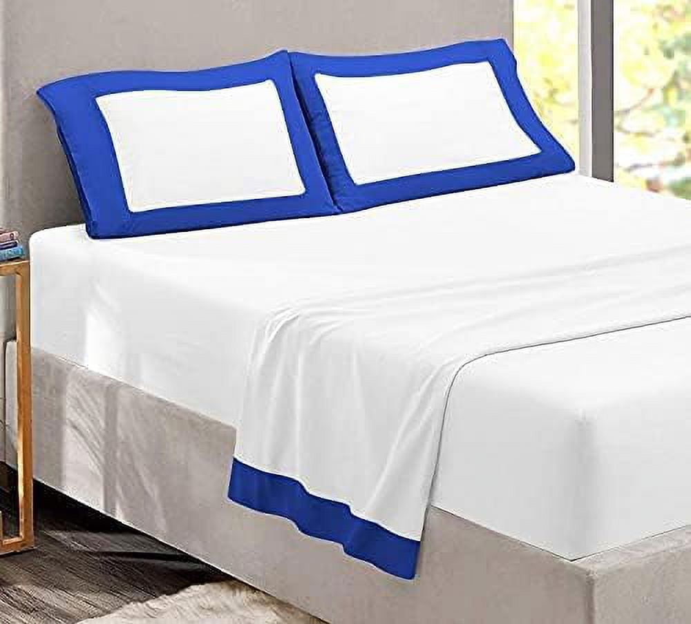 DOZ By SIJO 3-Piece Cotton Sheet Set - Long Staple, Sateen Weave, 300 Thread Count, 16" Deep Pocket - View #9