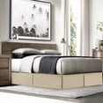 thumbnail image 1 of Luxury Dust Ruffle Double Brushed Microfiber Pleated Bed Skirt 14" Tailored Drop, 1 of 8