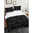 Luxury Duvet Cover Set Soft Lightweight Black and White Bohemian
