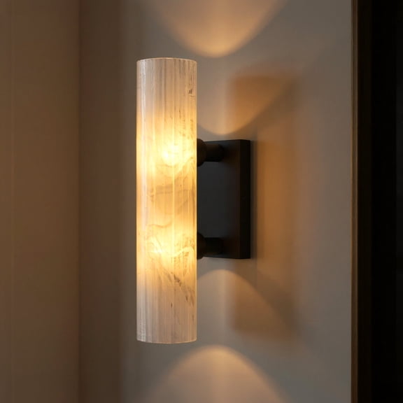 Luxury Eclectic Wall Sconce, Matte Black, UQL6093