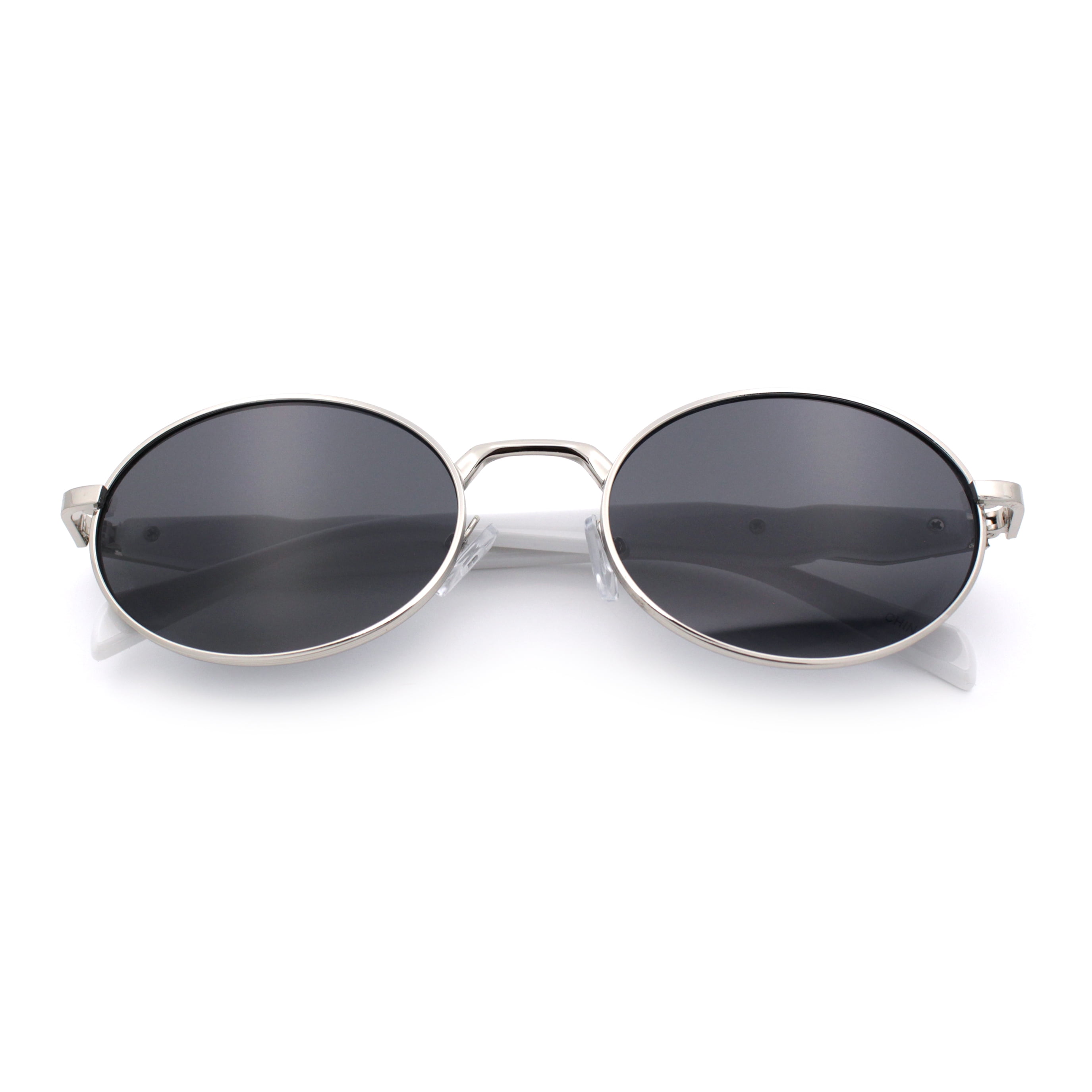 Luxury Elegant Oval Round Metal Rim Fancy Fashion Sunglasses  display picture 3