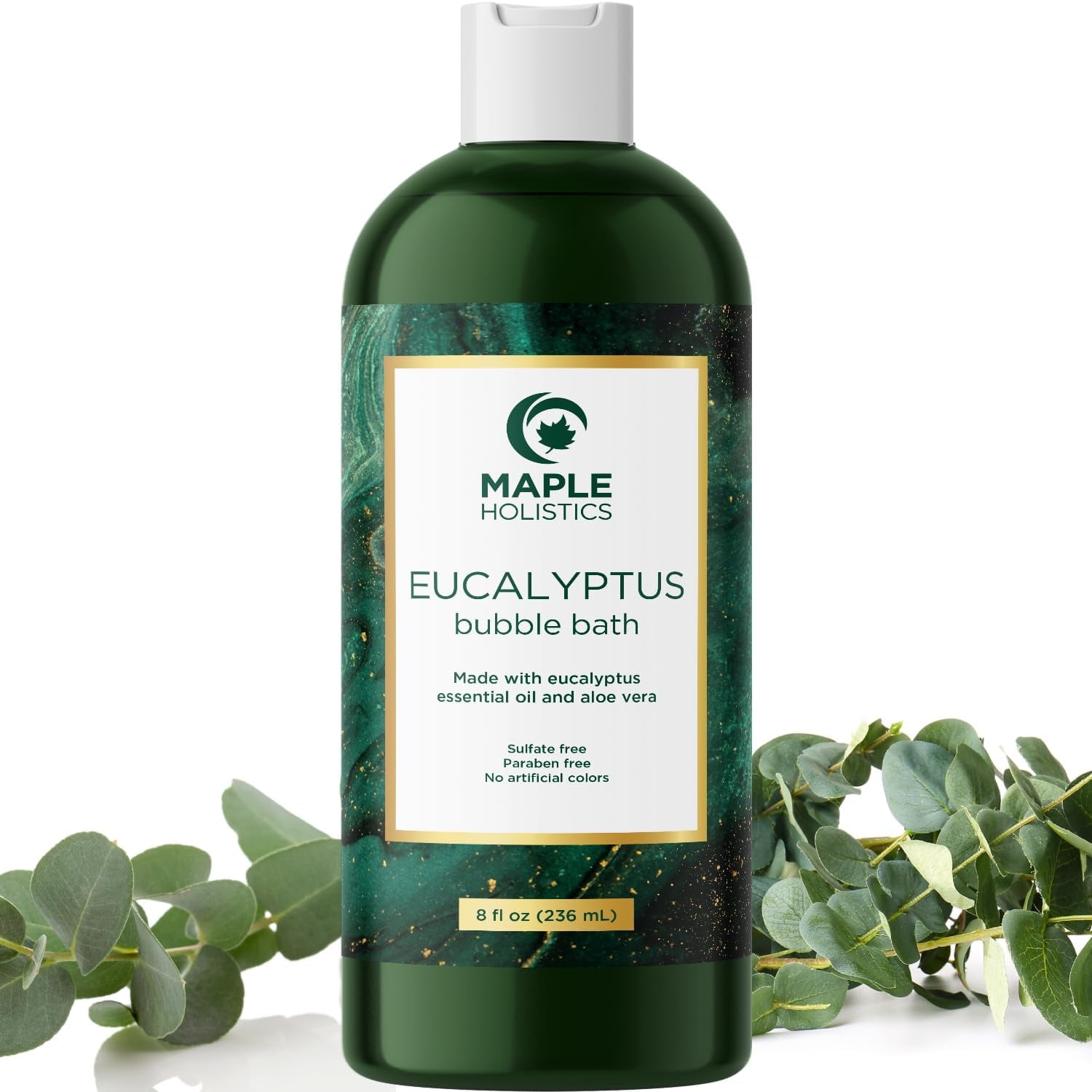 Luxury Eucalyptus Bubble Bath for Men and Women Maple Holistics