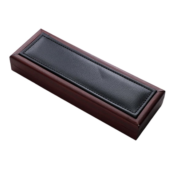 Luxury Executive Pen Storage Box Durability PU Plastic Materials Professional Desk Accessory For Corporate Gifts