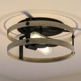 thumbnail image 1 of Luxury Farmhouse Ceiling Light, 6.5H x 14.375W, with Modern Farmhouse Style, Charcoal, UHP4041 by Urban Ambiance, 1 of 5