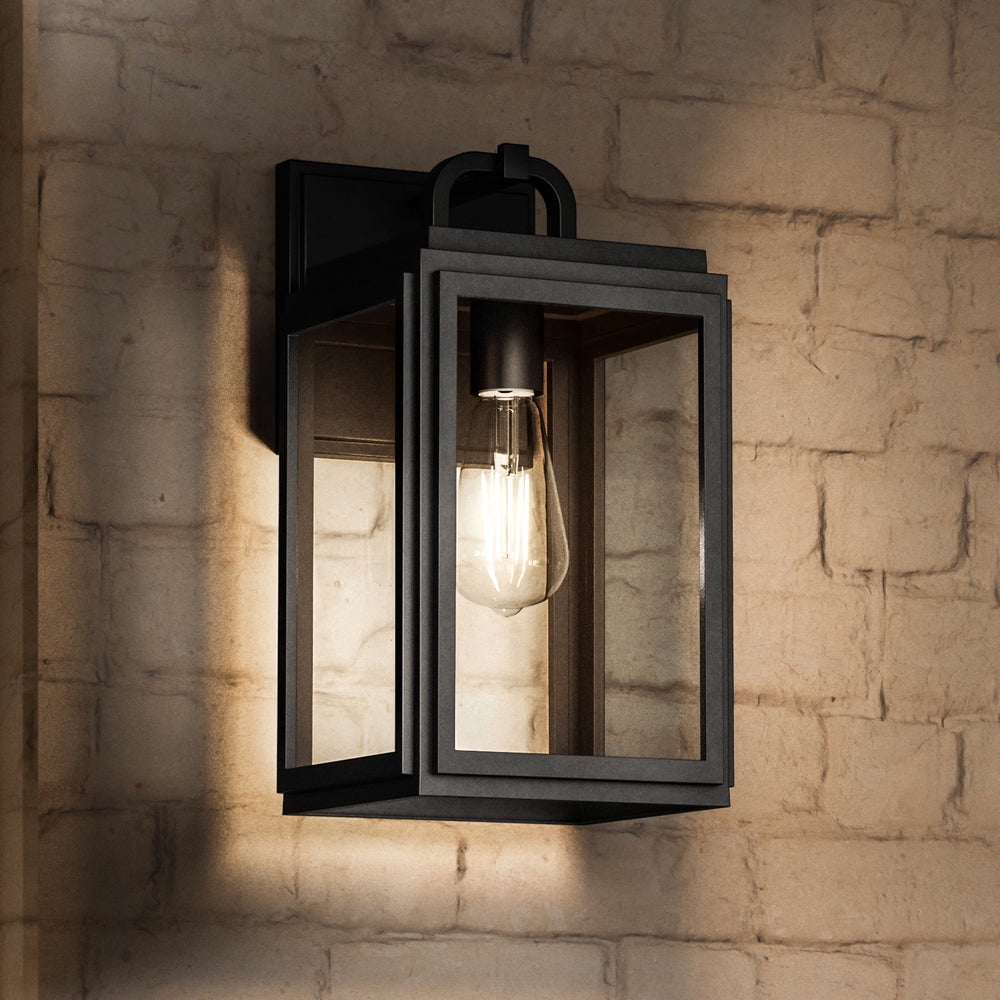 Luxury Farmhouse Wall Sconce, 13.625H x 7.125W, with Modern Farmhouse Style, Olde Bronze, UHP1381 by Urban Ambiance
