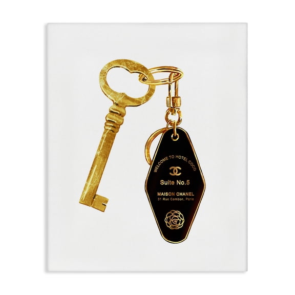 Luxury Fashion Key Canvas Wall Art, design by Ziwei Li
