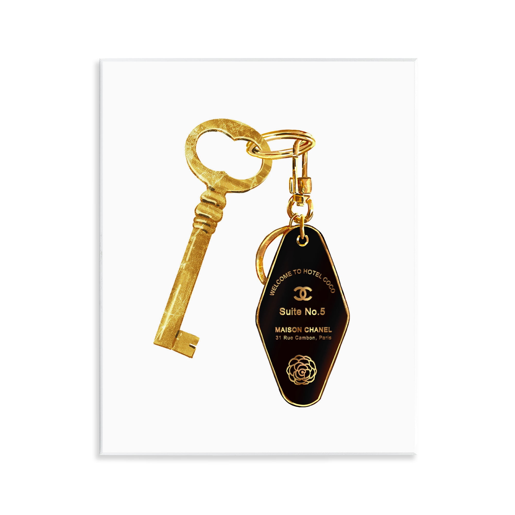 Luxury Fashion Key Wall Plaque Art, design by Ziwei Li