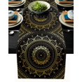 thumbnail image 1 of Luxury Fashion Table Runner Pattern Golden Oriental Red Tablecloth Dining Wedding Party Long Table Cover Fabric Decoration, 1 of 4