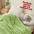 thumbnail image 1 of [Luxury Faux Fur Blanket] Soft & Warm Luxury Faux Rabbit Fur Blanket | Solid Color Simple Style - Multipurpose for Sofa, Bed, Office, Travel - Comfortable Gift, 1 of 7