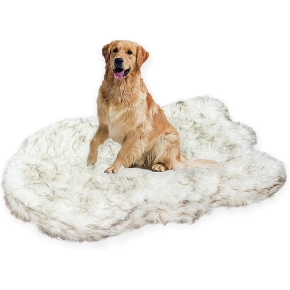 Curated visual reference: Fresh Look at Luxury Faux Fur Dog Bed 5 Inch Thick Grade Ultra