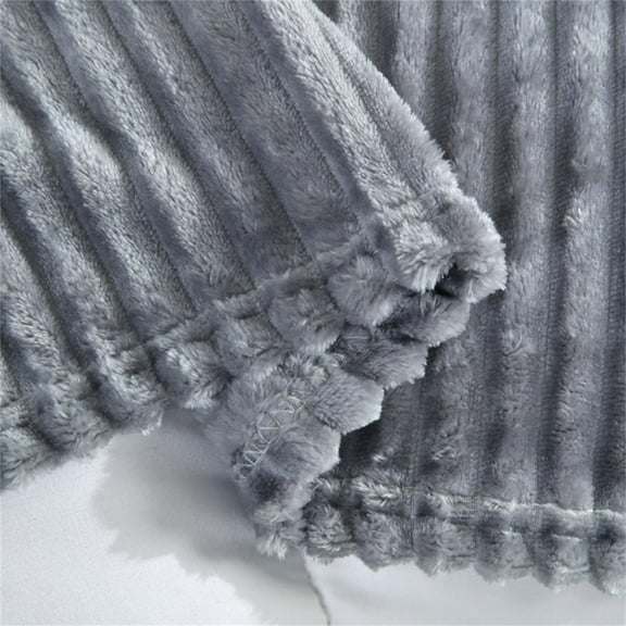 Luxury Faux Fur Throw Blanket Animal Striped Print, Non Shedding Double Sided Sherpa Blankets Super Soft Fluffy Thick Warm Throws Home Decor for Couch Bed Sofa Women (Brown, 50x60 Inches)