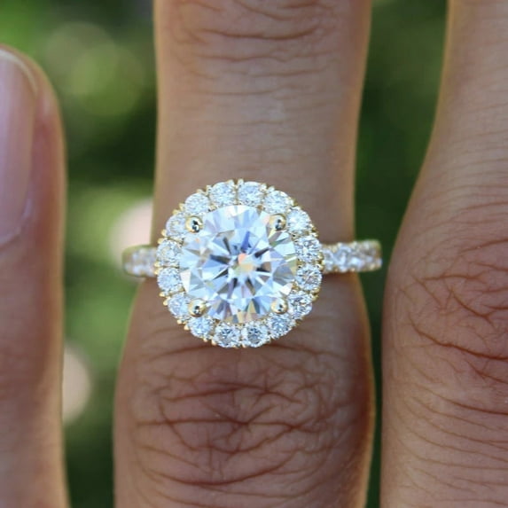 Luxury Female Ring 925 Sterling silver AAAAA cz Gold Color Promise Band Rings for Women Jewelry Gift