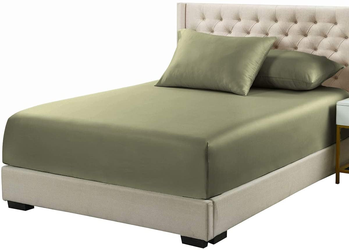 Luxury Fitted Sheets Sold Separately, 100 Bamboo Viscose Silky Fitted