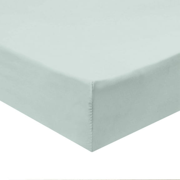 Luxury Fitted Sheets Sold Separately, Soft 100% Cotton 600 Thread Count Fitted Sheet - Queen -Sea