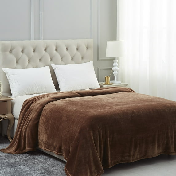 Luxury Flannel Fleece Blanket for All Season King 90"x102"