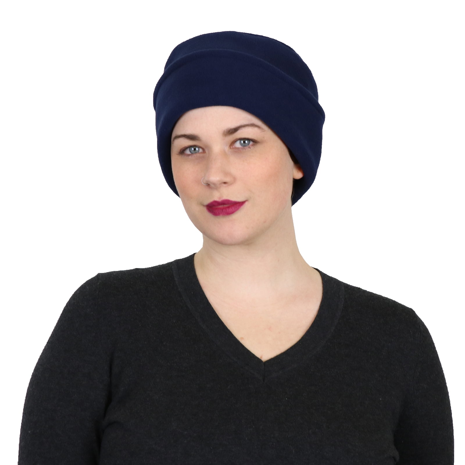 Navy Wool Pillbox Women Hat Perdita Navy Pillbox Hat. Hats for Men & Women main image 3