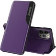 thumbnail image 1 of Luxury Flip Case for Apple iPhone 13 Pro, Premium PU Leather Smart Sleep/Wake Up Function Smart View Window Business Phone Case for Apple iPhone 13 Pro (Not 13)      Purple, 1 of 7