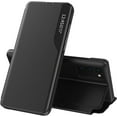 thumbnail image 1 of Luxury Flip Case for Samsung Galaxy A03s, Premium PU Leather Smart Sleep/Wake Up Function Smart View Window Business Phone Case forSamsung Galaxy A03s BX Black, 1 of 9