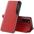 thumbnail image 1 of Luxury Flip Case for Samsung Galaxy S20 FE 2022, Premium PU Leather Smart Sleep/Wake Up Function Smart View Window Business Phone Case for Samsung Galaxy S20 FE BX Red, 1 of 8
