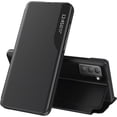 thumbnail image 1 of Luxury Flip Case for Samsung Galaxy S22 5G, Premium PU Leather Smart Sleep/Wake Up Function Smart View Window Business Phone Case for Samsung Galaxy S22 5G BX Black, 1 of 7