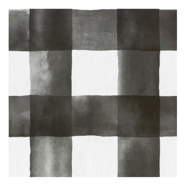 Luxury Flooring Retro Self Adhesive Peel & Stick Vinyl Floor Tiles - Watercolor Check - 12 x 12 in.