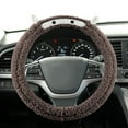 thumbnail image 1 of Luxury Fluffy Car Steering Wheel Covers Mink, Soft Fuzzy Car Steering Wheel Cover for Women, Universal, Plush Fur Cute Auto Accessories, 1 of 6