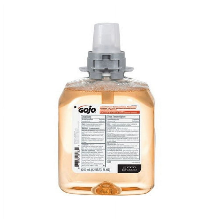 Luxury Foam Antibacterial Handwash, Fresh Fruit, 1,250 mL Refill, 4/Carton Luxury Foam Antibacterial Handwash, Fresh Fruit, 1,250 mL Refill, 4/Carton