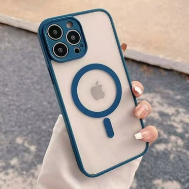 Luxury For Magsafe Magnetic Wireless Charge Case for iPhone 15 14 13 12 11 Pro X XR XS Max 7 8 Plus Clear Soft Bumper Hard Cover