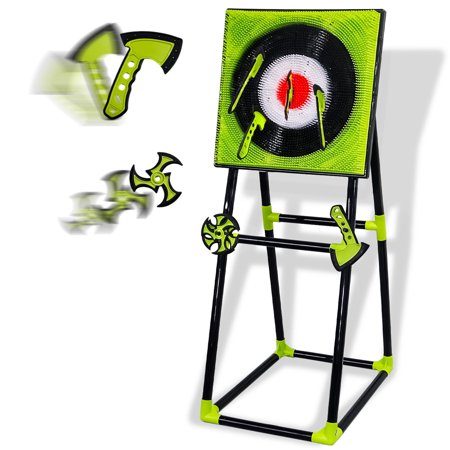 Luxury Frame Axe Throwing Game for Backyard, Throwing Axe Set Equipped with 3 Target Axes and 3 Throwing Boomerangs, Suitable for Indoor and Outdoor Games