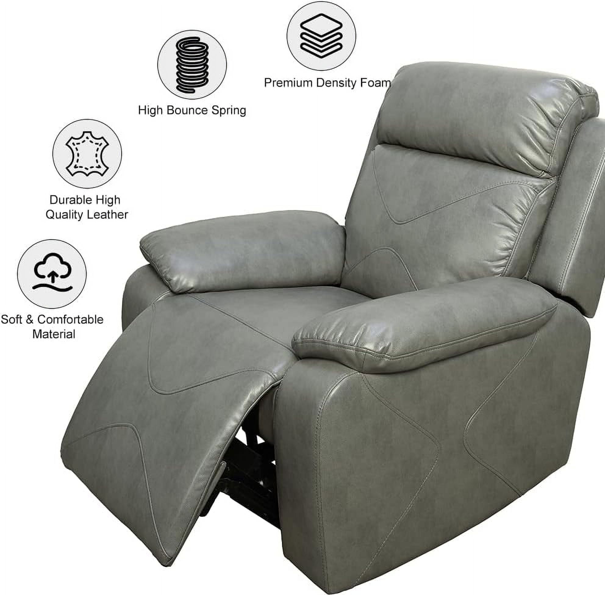 Luxury Furniture Sets Power Recliner Couch Recliner Leather Chair