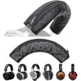 thumbnail image 1 of Luxury Genuine Lambskin Headband Cover Compatible with Hifiman HE400SE, HE400i 2020, Edition XS, DEVA Pro, HE-R9, HE-R10D, HE560 V4 Premium Soft Leather Cushion Pad Headphone Protector, 1 of 9