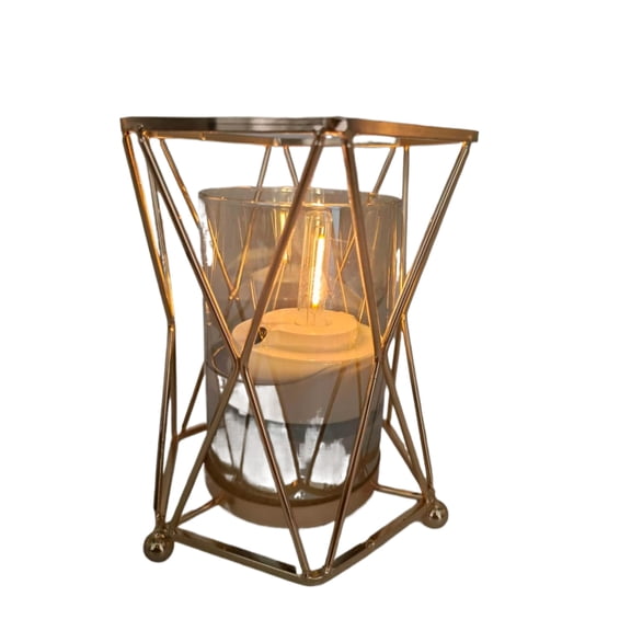 Luxury Geometric Saltwater Generator Lamp Decorative Lighting Two-in-One Lithium-Free Environmentally Friendly Safe Home Holiday Gift Lamp, Home Decoration Emergency Ambient Light