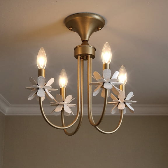 Luxury Glam Ceiling Light, Bronze Gold, UQL6460