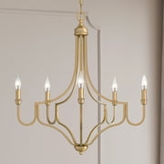 Luxury Glam Chandelier, Light Gold, UQL4920