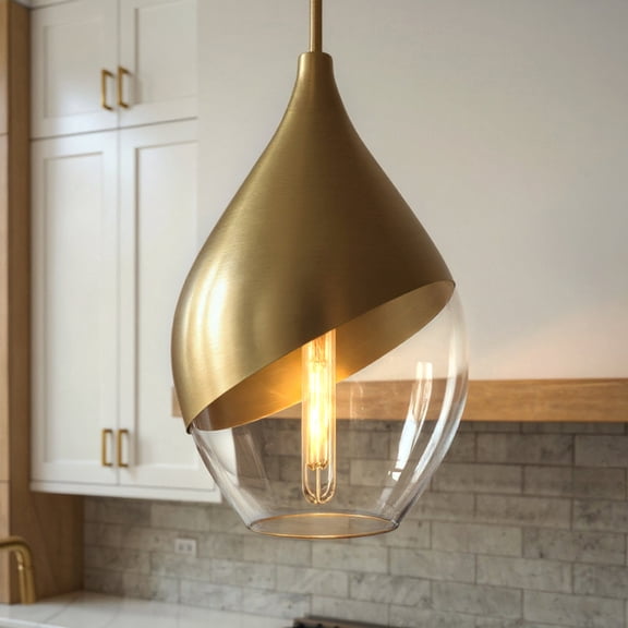 Luxury Glam Pendant, Bronze Gold, UQL6387