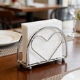 thumbnail image 1 of Luxury Glass Tissue Box Holder Gold Silver Modern Clear Napkin Dispenser for Bathroom Kitchen Vanity Countertop Decorative Tissue Case,D, 1 of 6