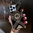 thumbnail image 1 of Luxury Glitter Gold Phone Case for iPhone 14 15 Pro Max 13 12 11 XS XR X 8 7 Plus iPhone15 Women Ring Holder Original Back Cover, 1 of 7
