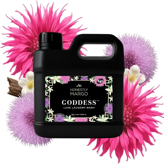 Luxury Goddess Laundry Wash Detergent (32 Oz) Women Laundry Detergent Infused With Luxurious Scent Notes, Delicate Laundry Soap, Long Lasting Fragrance Sulfate and Paraben Free