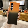 thumbnail image 1 of Luxury Gradient Color Soft Silicone Matte Phone Case for Samsung Galaxy Z Fold 4 Cases, Ultra Slim Bicolor TPU Skin-Friendly Anti-Scratch Phone Cover for Samsung Galaxy Z Fold 4 - Black+Orange, 1 of 8