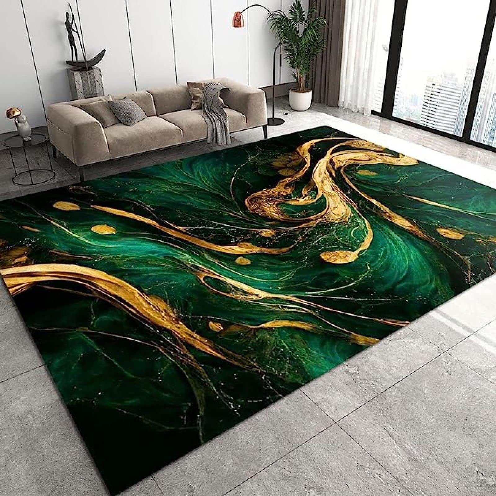 Beautiful view of Green Penthouse Rugs And Carpets