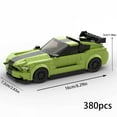 thumbnail image 1 of Luxury Green Sports Car MOC Building Blocks,Speed Champions Cars Blocks Building Sets Toys,City Racing Cars DIY Building Bricks for Kids and Adults-380PCS, 1 of 6