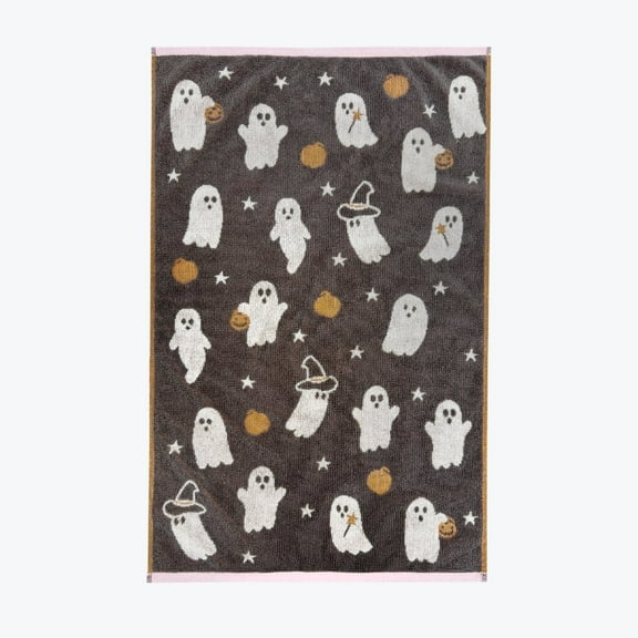 Luxury Halloween Hand Towels Pack of 2 - 100% Cotton Spooky Kitchen Towels